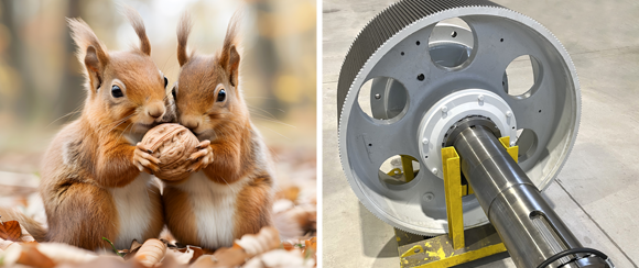 Fabricación de rodillos y eje principal